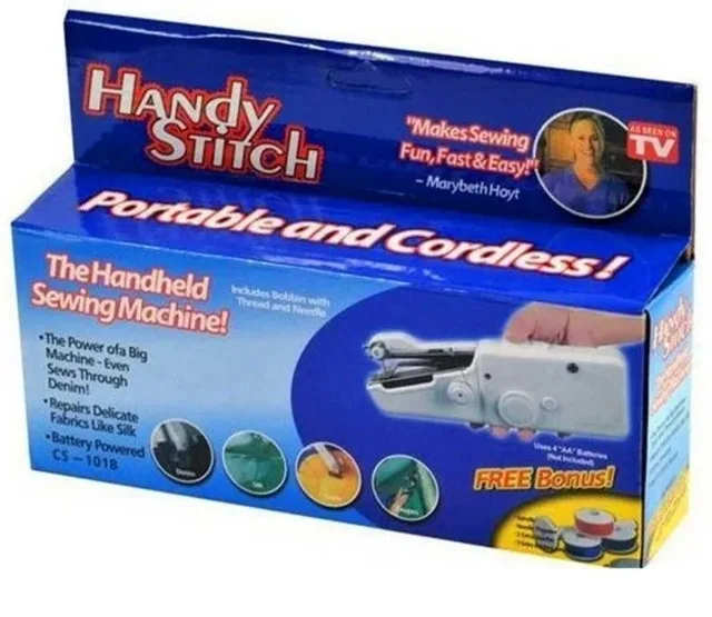 AS SEEN ON TV HANDY STITCH HANDHELD SEWING MACHINE thumbnail