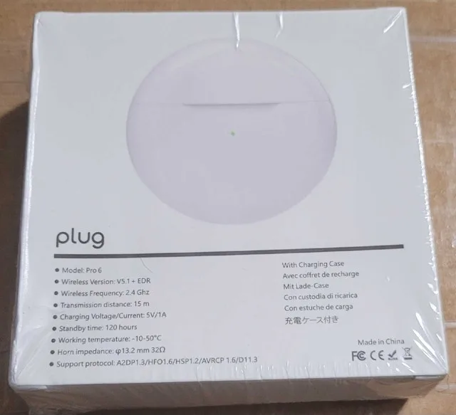 Plug Wireless Earphones image indicator(2)