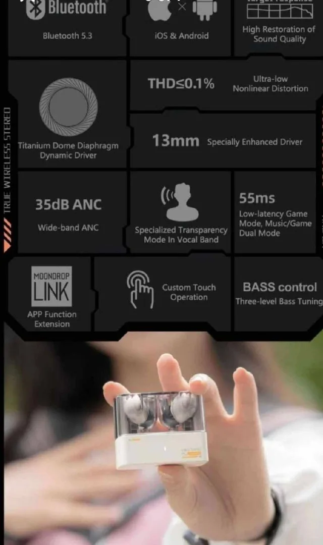 Moondrop Space Travel TWS EARPHONES image indicator(5)