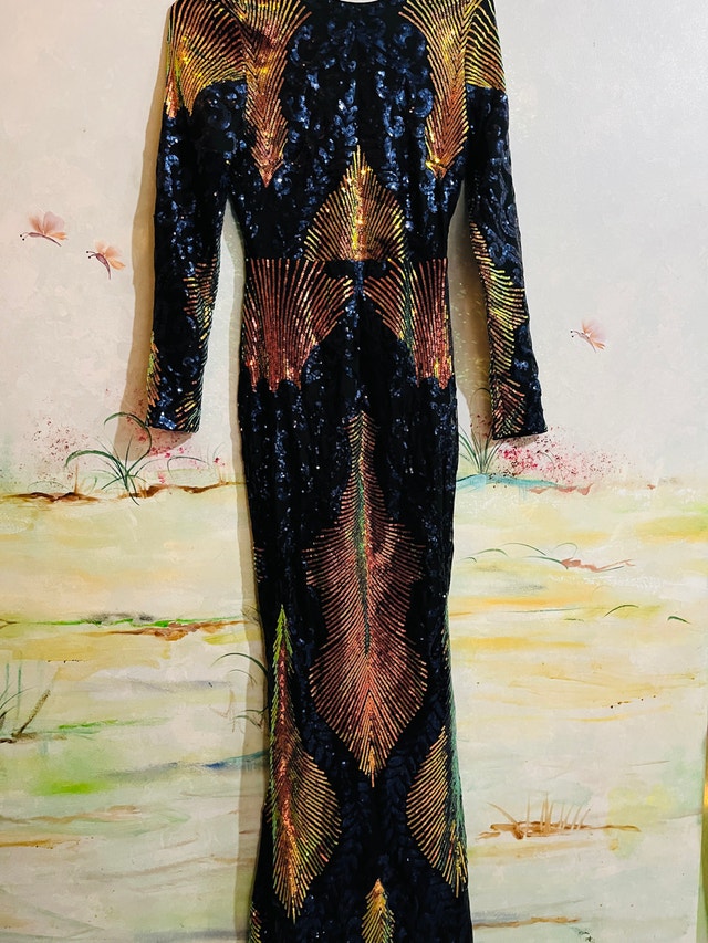 Sparkle Sequins- Long Dress! Size M - photo 2
