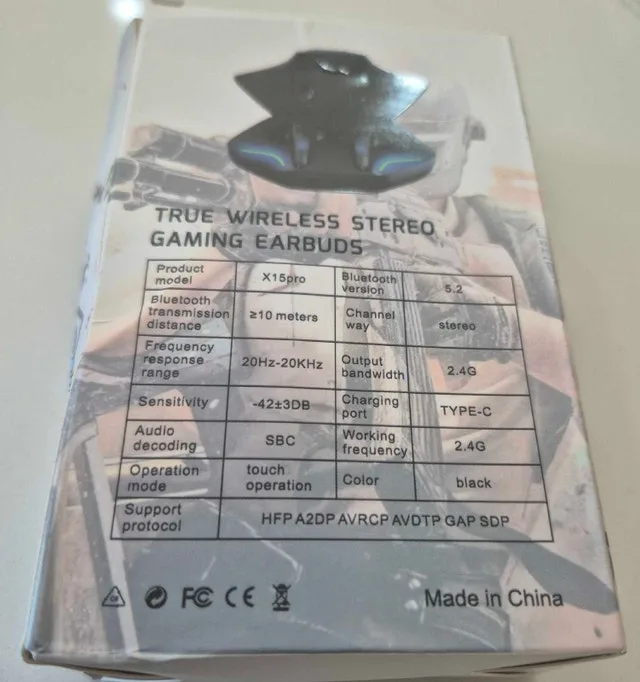 K15pro Wireless Gaming Earbuds image indicator(3)