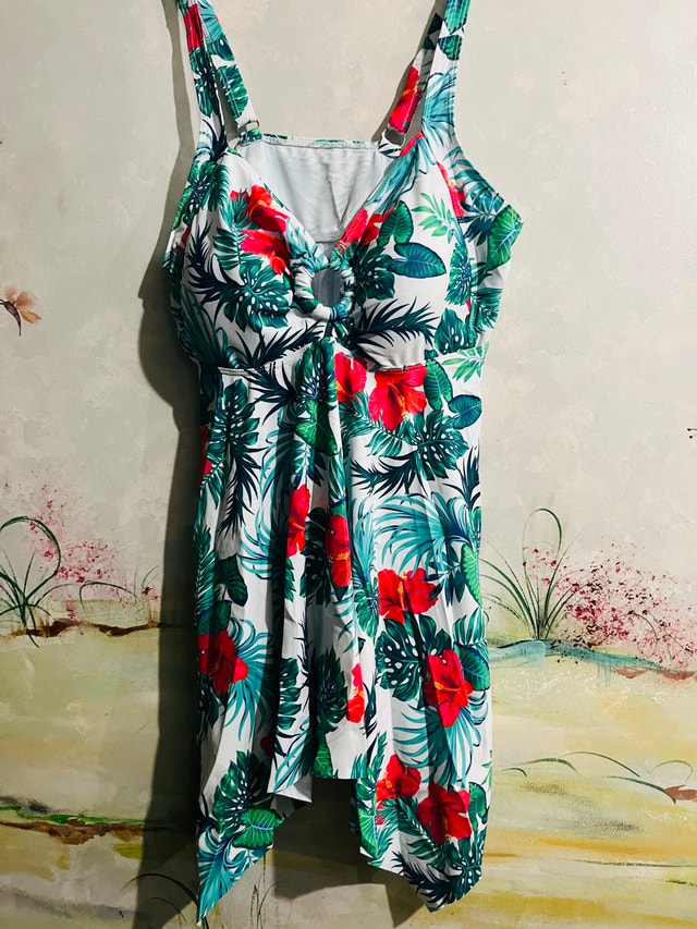 Tropical Bathing Suit-Size XXL