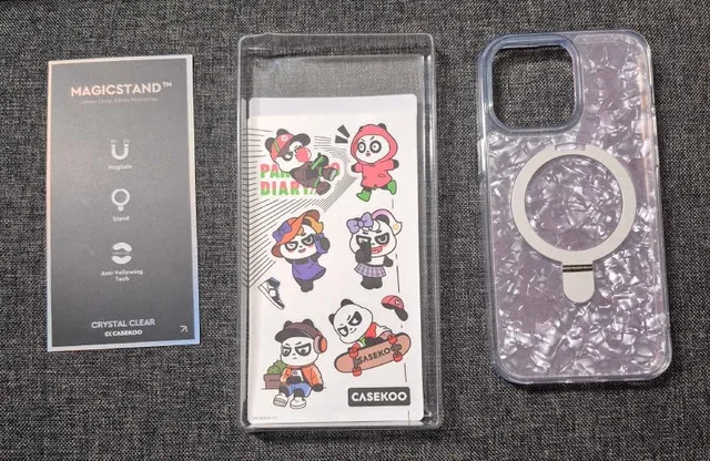 Casekoo iPhone 14 Pro Max Case, Pink image indicator(3)