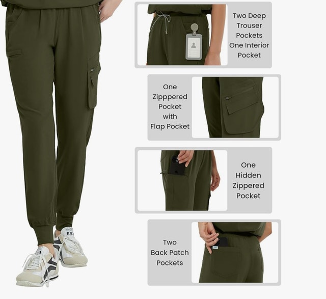 Uniforms World Olive Scrub Set-Size XS - photo 4