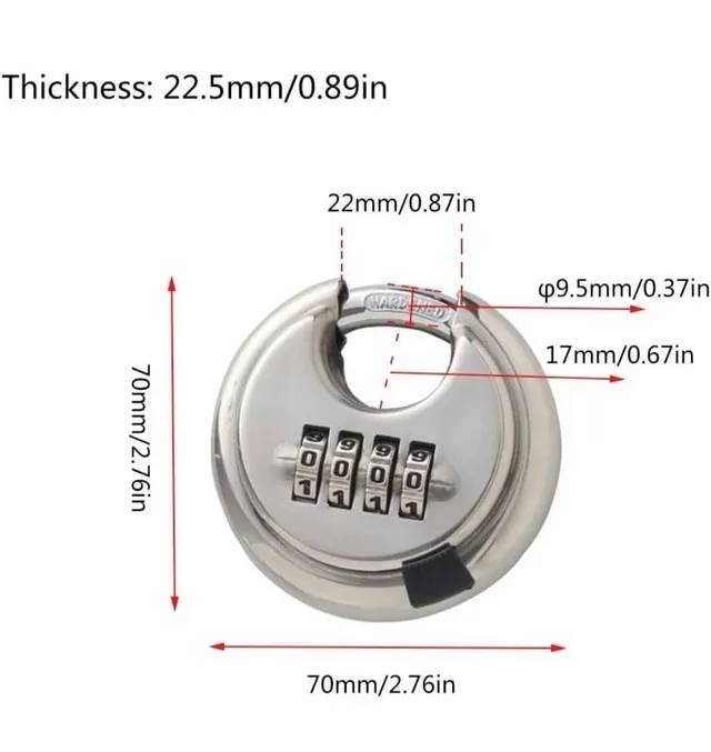 4 DIGIT COMBINATION LOCK image indicator(2)