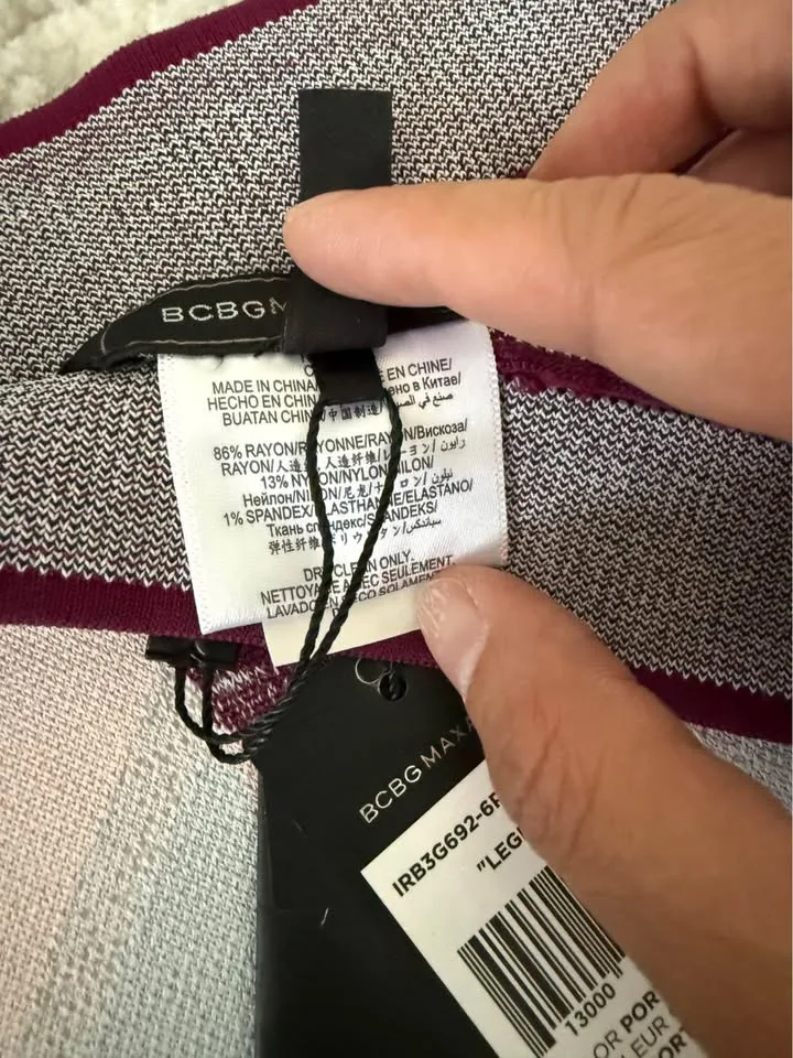 New*BCBGMAXAZRIA Leger Knit Sweater Skirt image indicator(4)