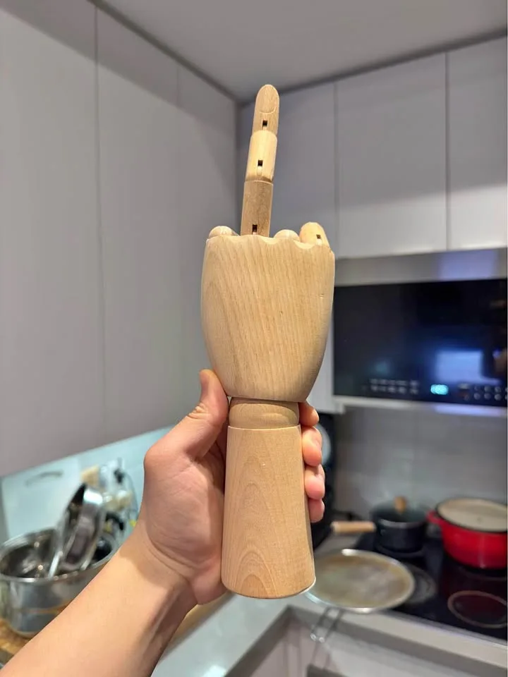 Ikea wooden hand thumbnail