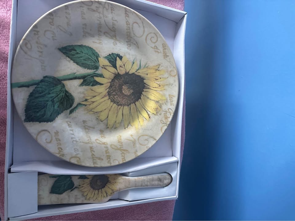 Cake Plate with Server - photo 2