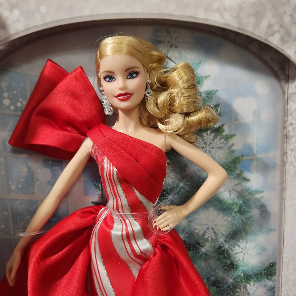 Candy Cane Holiday Barbie - New - Never removed image indicator(2)