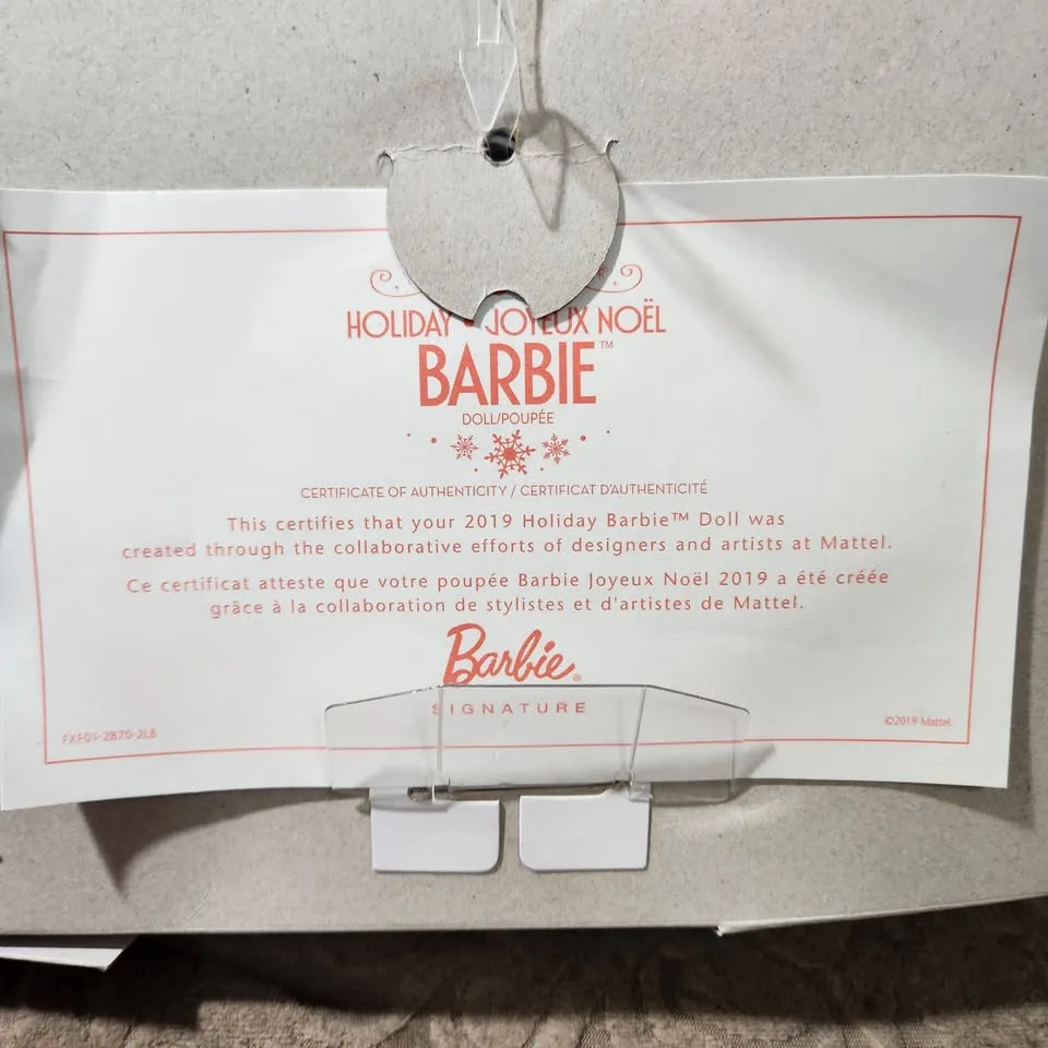Candy Cane Holiday Barbie - New - Never removed image indicator(4)