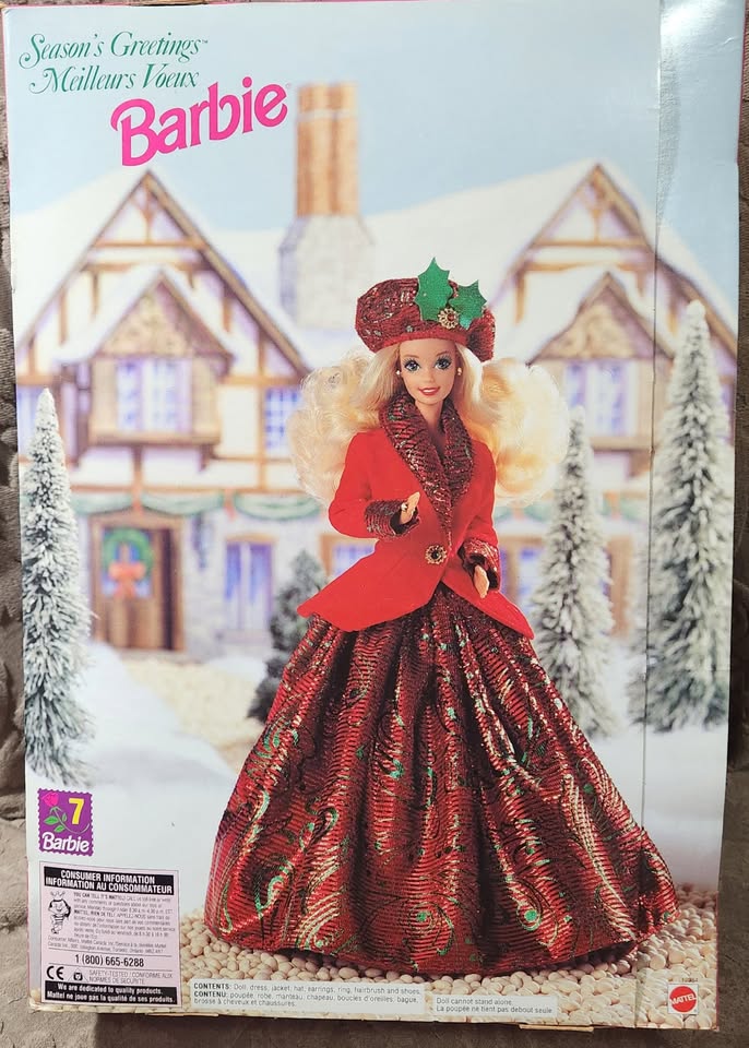 Happy Holidays Limited Edition 1994 Barbie Doll - New in Box - photo 3