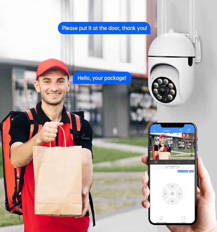 EVERSECU 1080P Outdoor Wired WiFi PTZ Security Camera... image indicator(2)