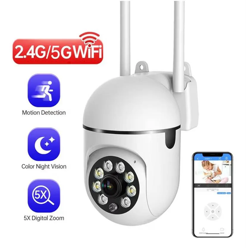 EVERSECU 1080P Outdoor Wired WiFi PTZ Security Camera... image indicator(5)