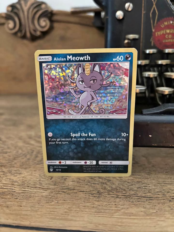 Alolan Meowth 10/12 Pokemon Mcdonalds 2019 Holo