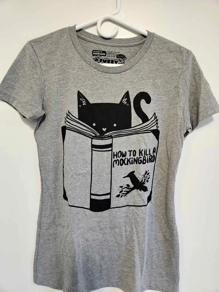 Literary Tee by Fuzzy Ink - NWOT