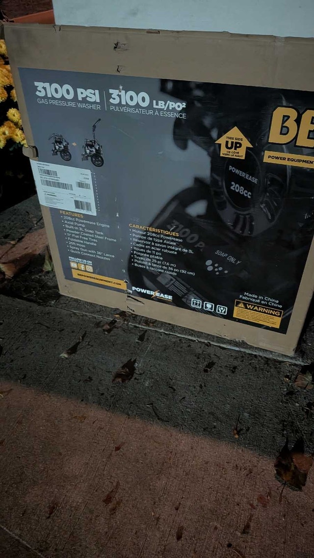 3100 psi power washer