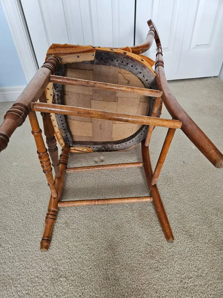 Antique Solid Wood Side Chair image indicator(3)