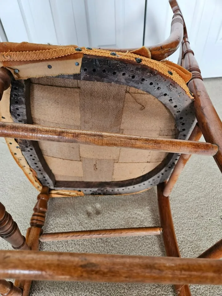 Antique Solid Wood Side Chair image indicator(4)