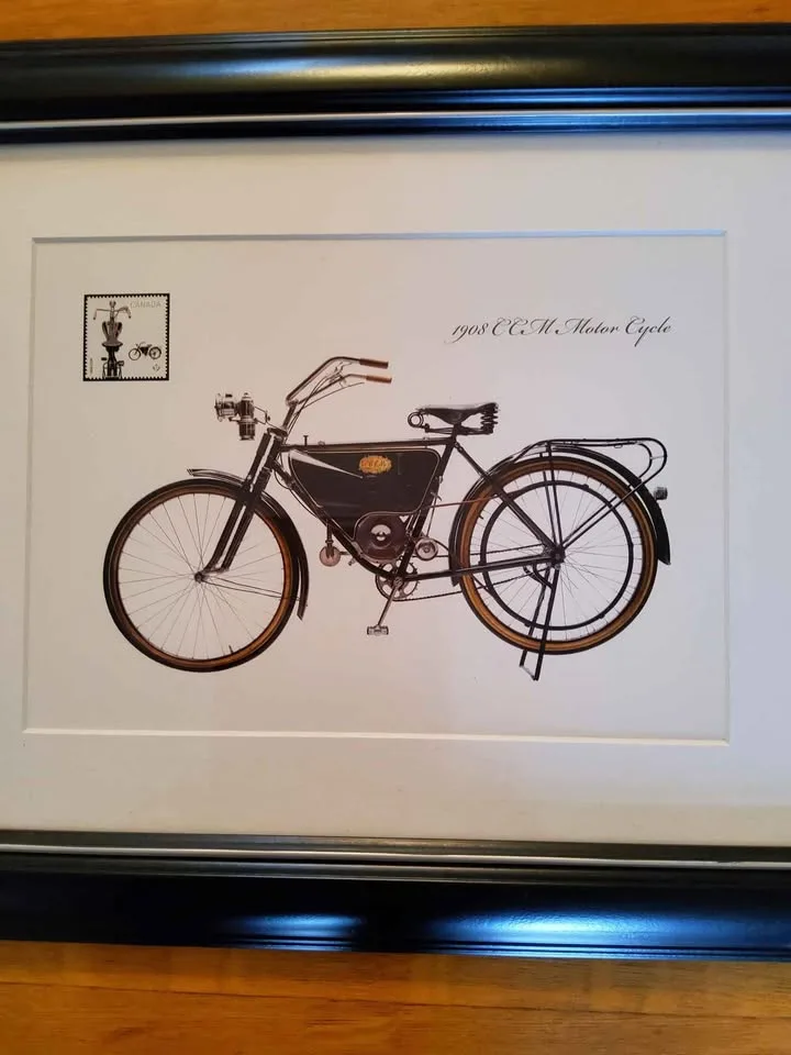 1908 CCM Motor Cycle picture image indicator(2)