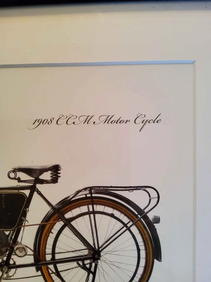 1908 CCM Motor Cycle picture image indicator(3)