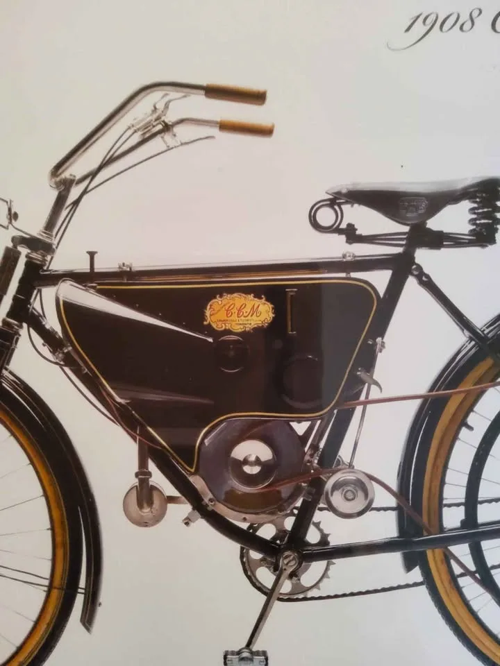 1908 CCM Motor Cycle picture image indicator(4)