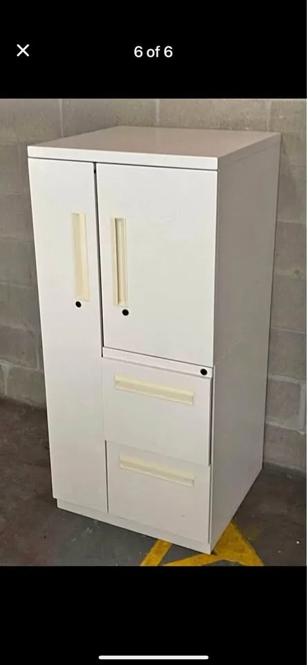 White Storage Filing Cabinet