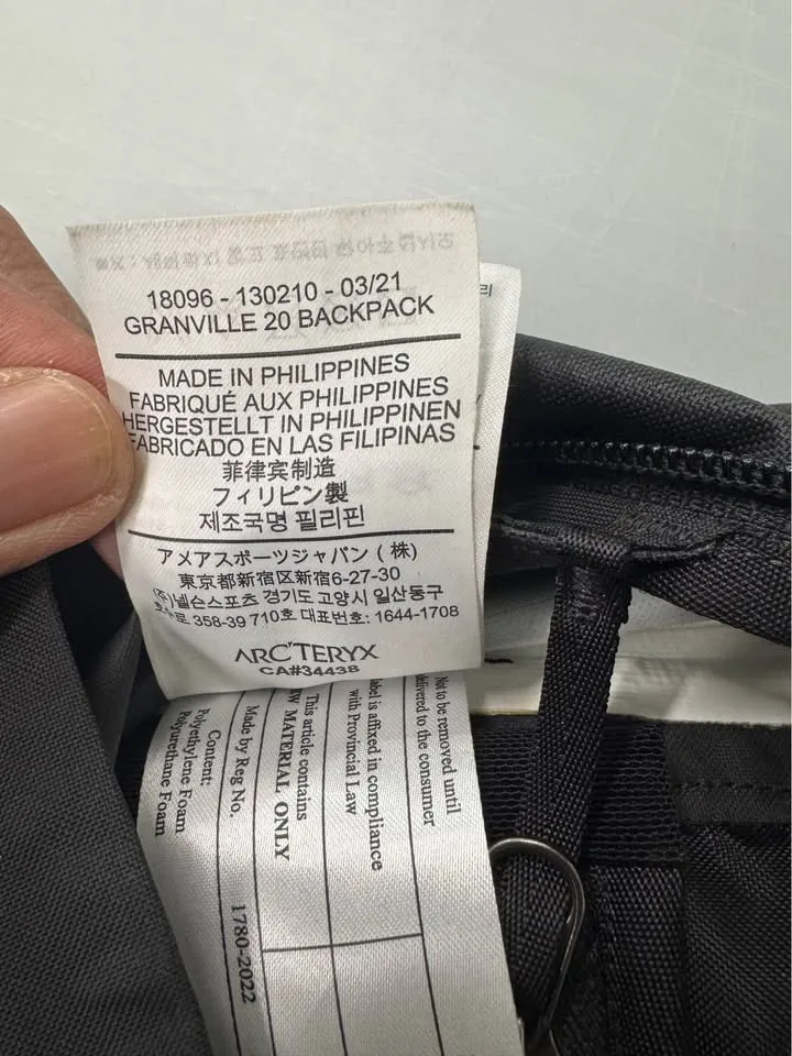 Arc'teryx Granville 20 backpack image indicator(2)