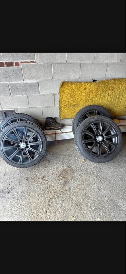 BMW winter tires with rims 5x120