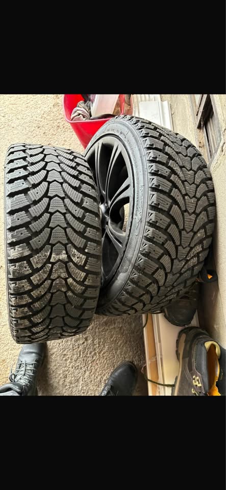 BMW winter tires with rims 5x120 - photo 2