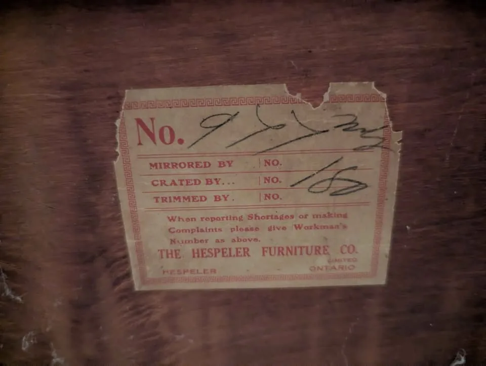 Antique Dresser made by The Hespeler Furniture Company Ontario image indicator(6)