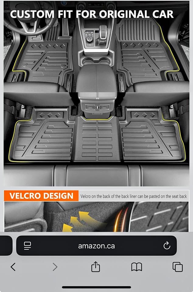 powoq RAV4 Cargo Mat Trunk Liner 2019-2025