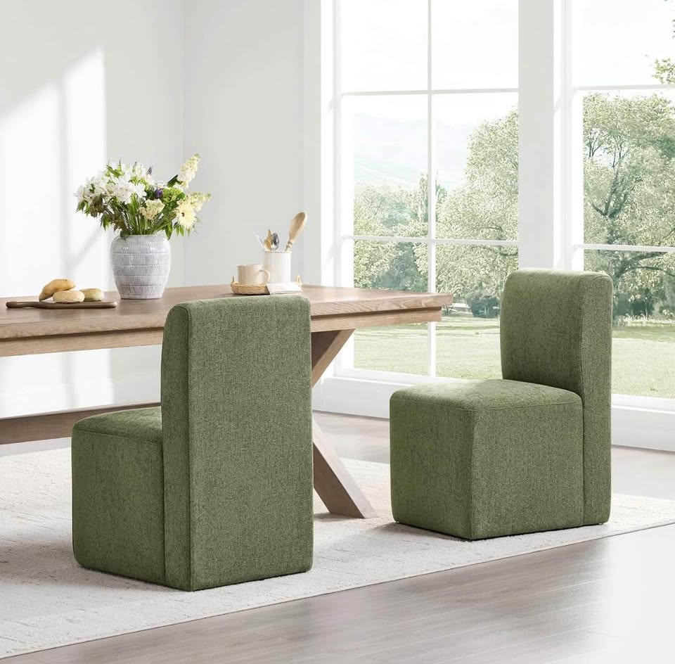 CHITA Rolling Dining Chairs 2pc - photo 3