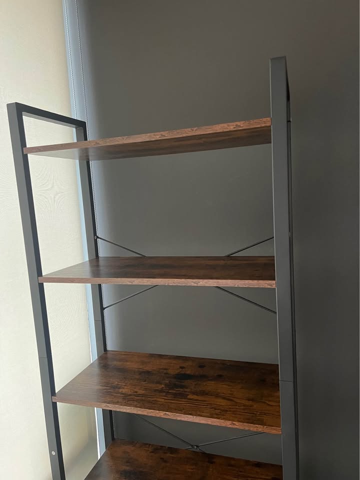 6 Tier Bookshelf. Rustic Brown - photo 2