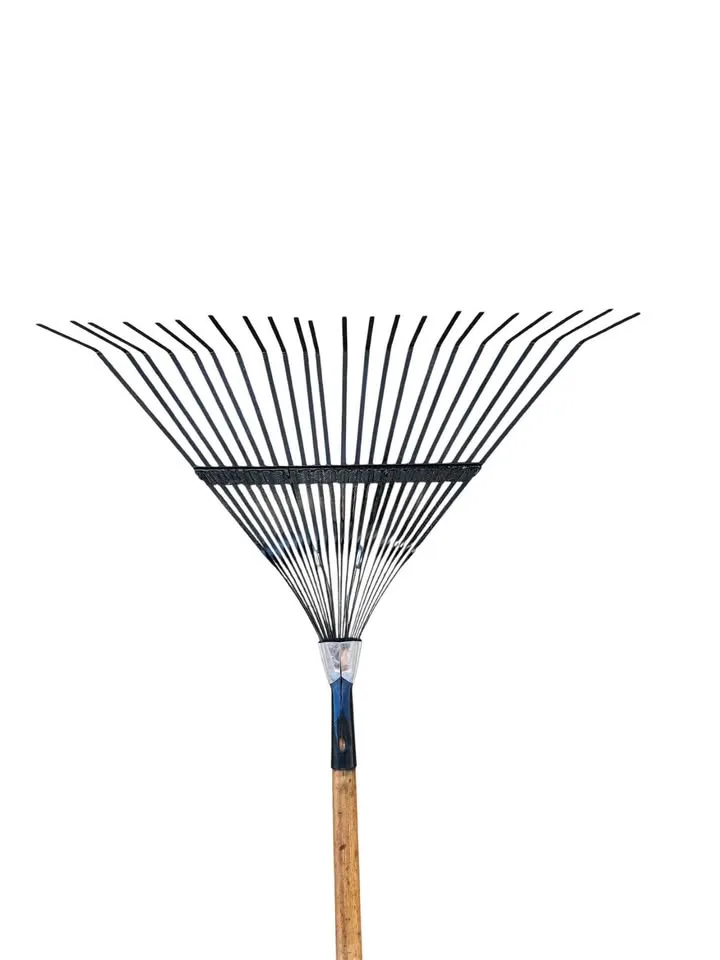 22-in Wide Metal 22-Tine Leaf Rake, 48-in Hardwood Shaft image indicator(3)