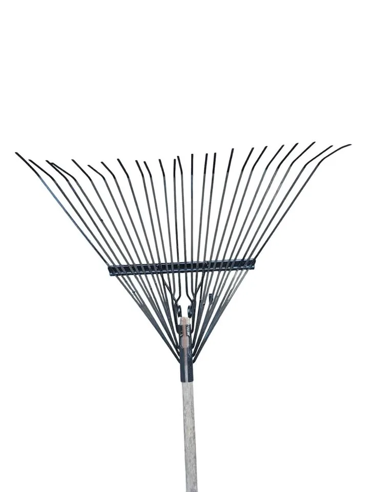 22-in Wide Metal 22-Tine Leaf Rake, 48-in Hardwood Shaft image indicator(4)