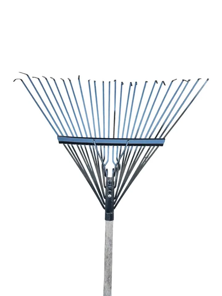 22-in Wide Metal 22-Tine Leaf Rake, 48-in Hardwood Shaft image indicator(5)