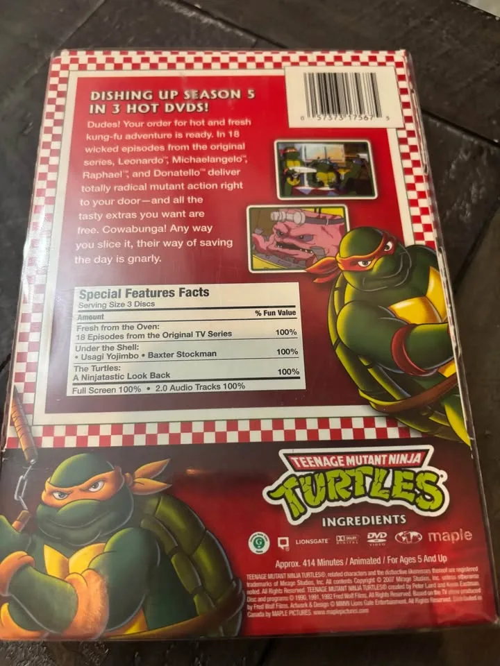 Teenage Mutant Ninja Turtles DVDs image indicator(2)