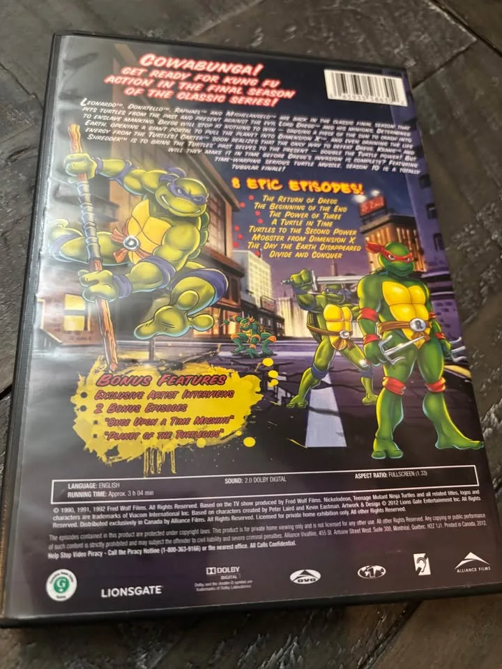 Teenage Mutant Ninja Turtles DVDs image indicator(5)