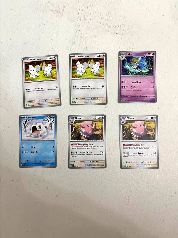 Pokémon McDonald’s cards 2023 4/15 6 Cards total