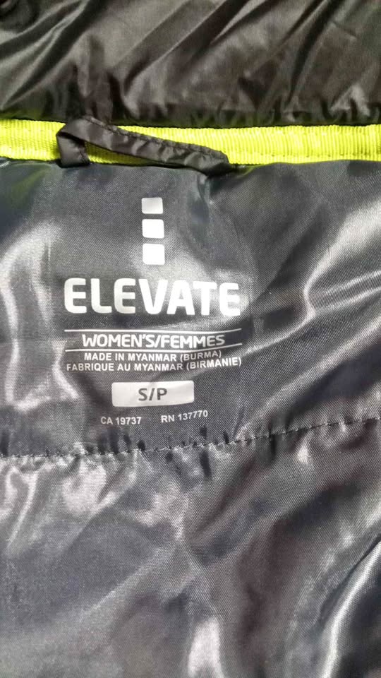 Puffer Jacket Blue Grey small size