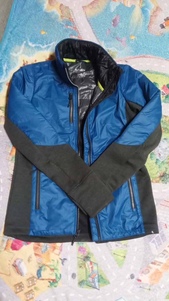 Puffer Jacket Blue Grey small size - photo 3