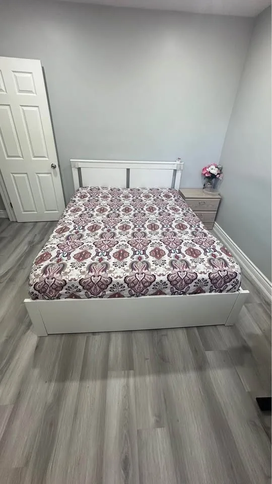 IKEA White storage bed frame image indicator(2)