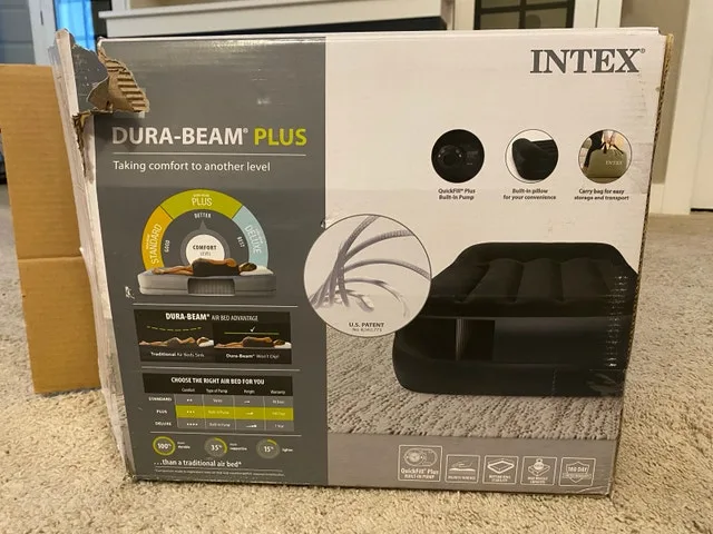 Intex Twin Air Mattress with Built-in Air pump thumbnail