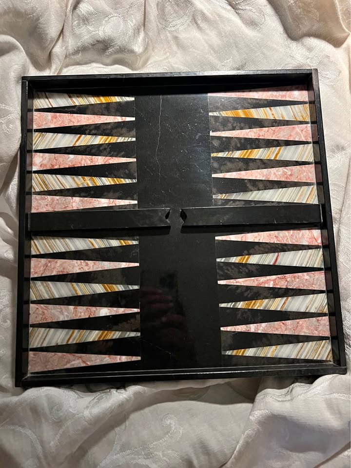 Stone Backgammon/Checker Board