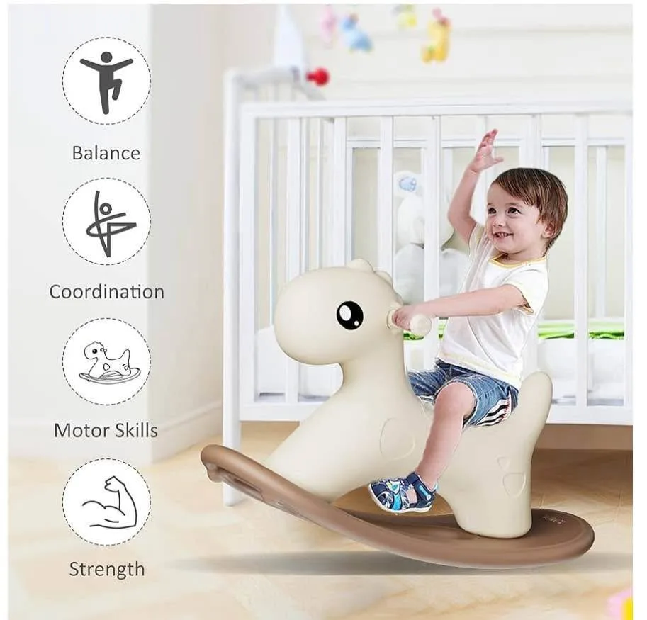 Kids Plastic Rocking Horse – Fun Ride-On Toy for Toddlers 1–3 image indicator(2)