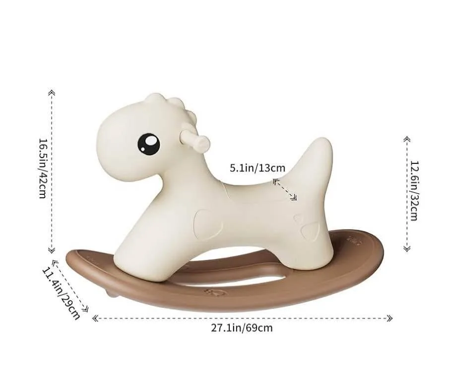 Kids Plastic Rocking Horse – Fun Ride-On Toy for Toddlers 1–3 image indicator(3)