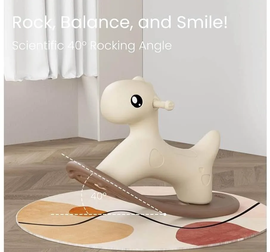 Kids Plastic Rocking Horse – Fun Ride-On Toy for Toddlers 1–3 image indicator(5)
