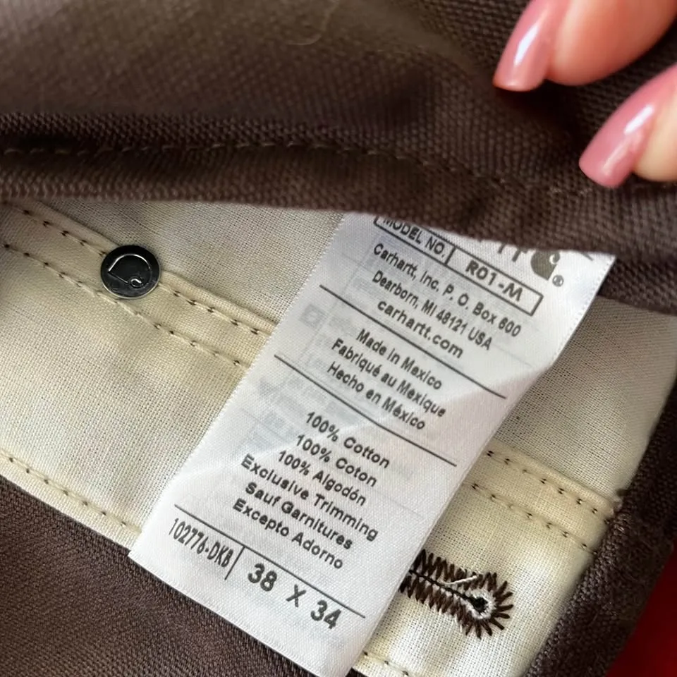 Carhartt mens Relaxed Fit Duck Bib Overall image indicator(7)