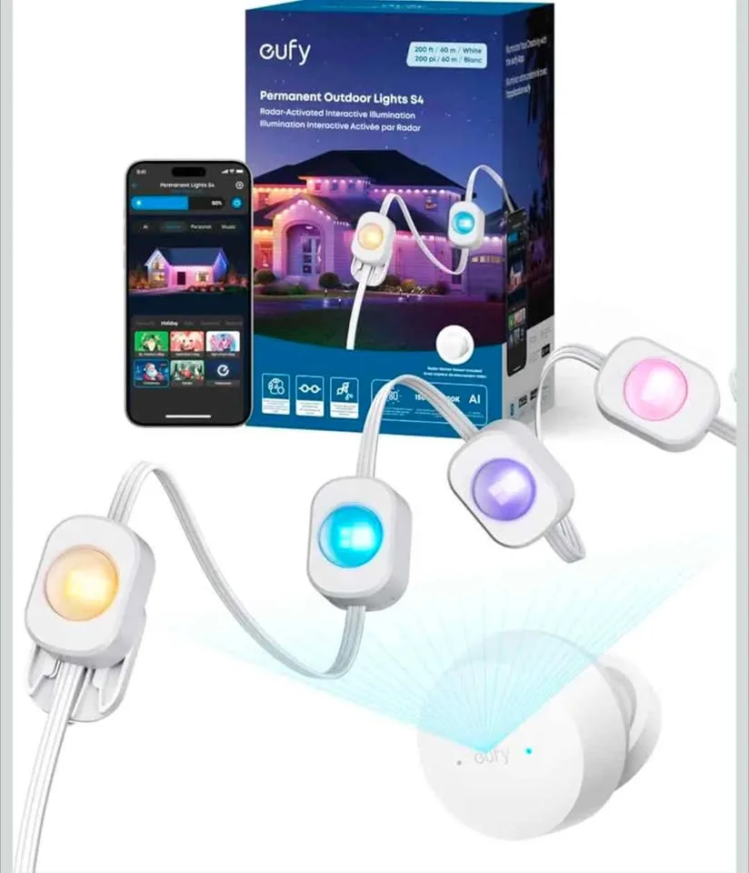 200ft Eufy S4 Permanent Outdoor Smart Lights - New image indicator(6)