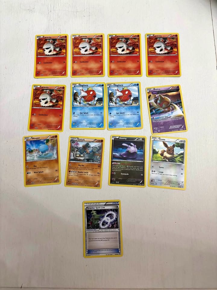 Pokémon Trading Cards Ancient Origins 8/98 13 cards total